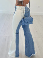 Ombre Flared Jeans